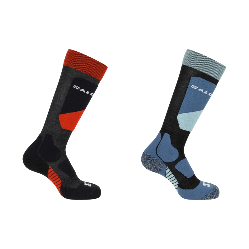 Salomon Jr 2-Pack S/Access Ski Sock - Børne Skistrømper