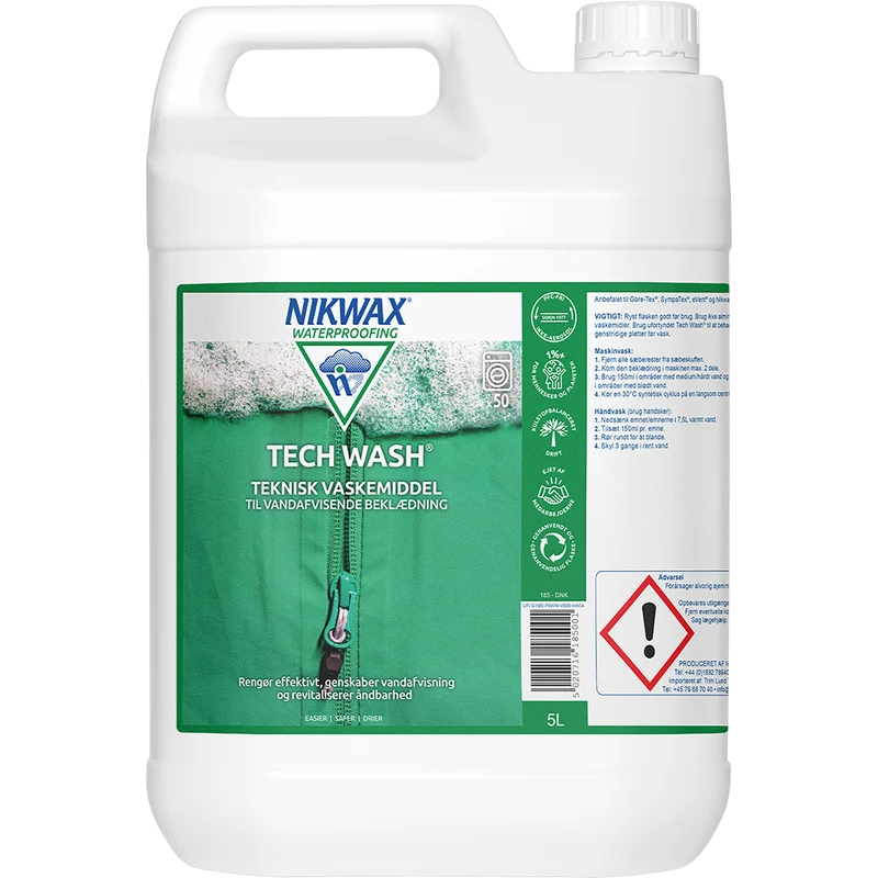 Nikwax Tech Wash 5 Liter - Vaskemiddel