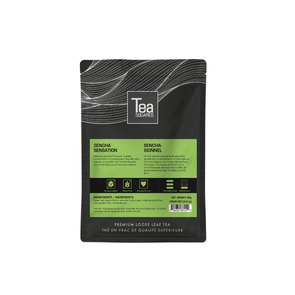 Tea Squared Loose Leaf Tea - Green - Sencha Sensation 80g
