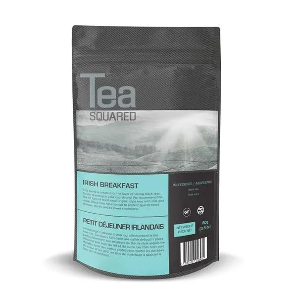 Tea Squared Loose Leaf Tea - Black - Irish Breakfast 80g