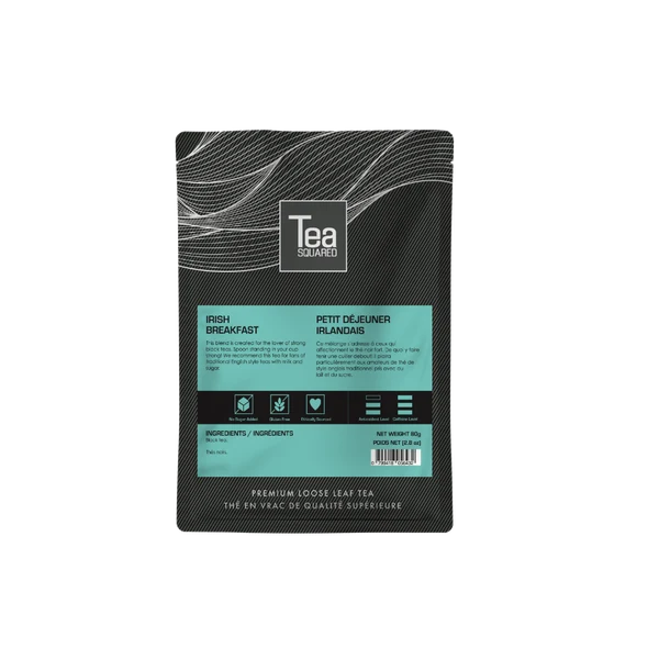 Tea Squared Loose Leaf Tea - Black - Irish Breakfast 80g