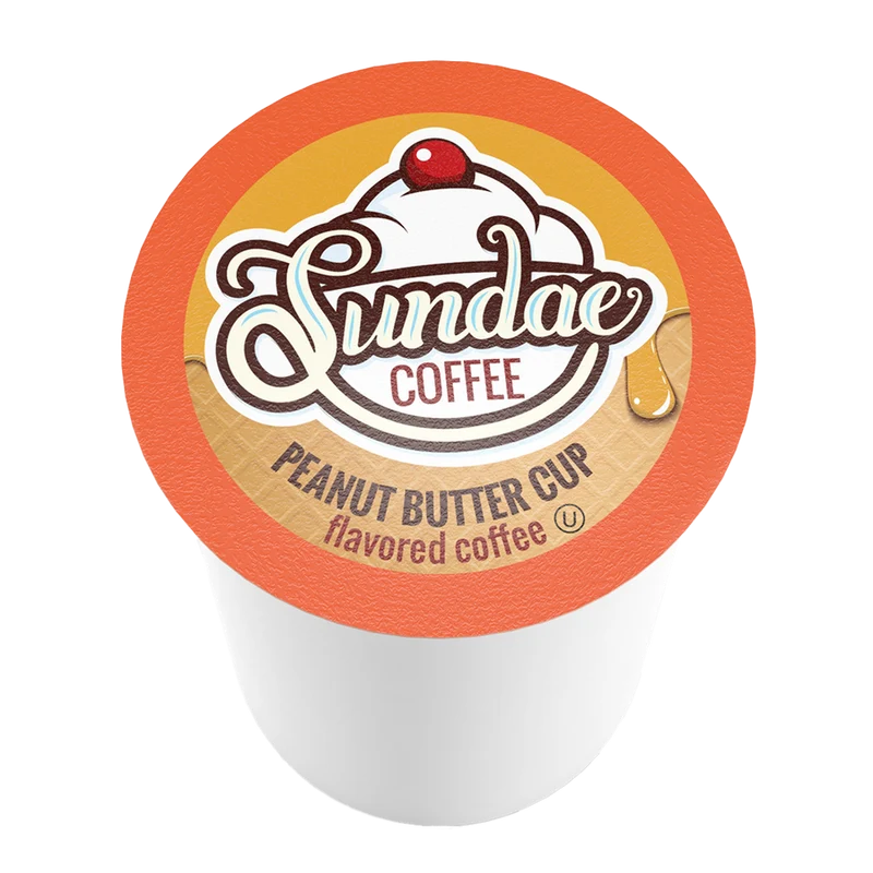 Sundae Coffee Ice Cream Flavoured Peanut Butter Cup 48 CT