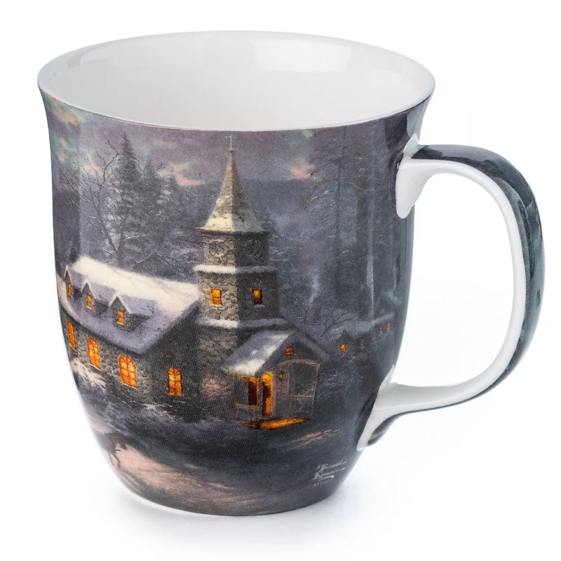 McIntosh Java Mug - Thomas Kinkade - Sunday Evening Sleigh Ride