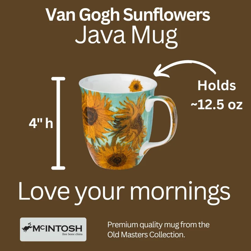 McIntosh Java Mug - Van Gogh - Sunflowers