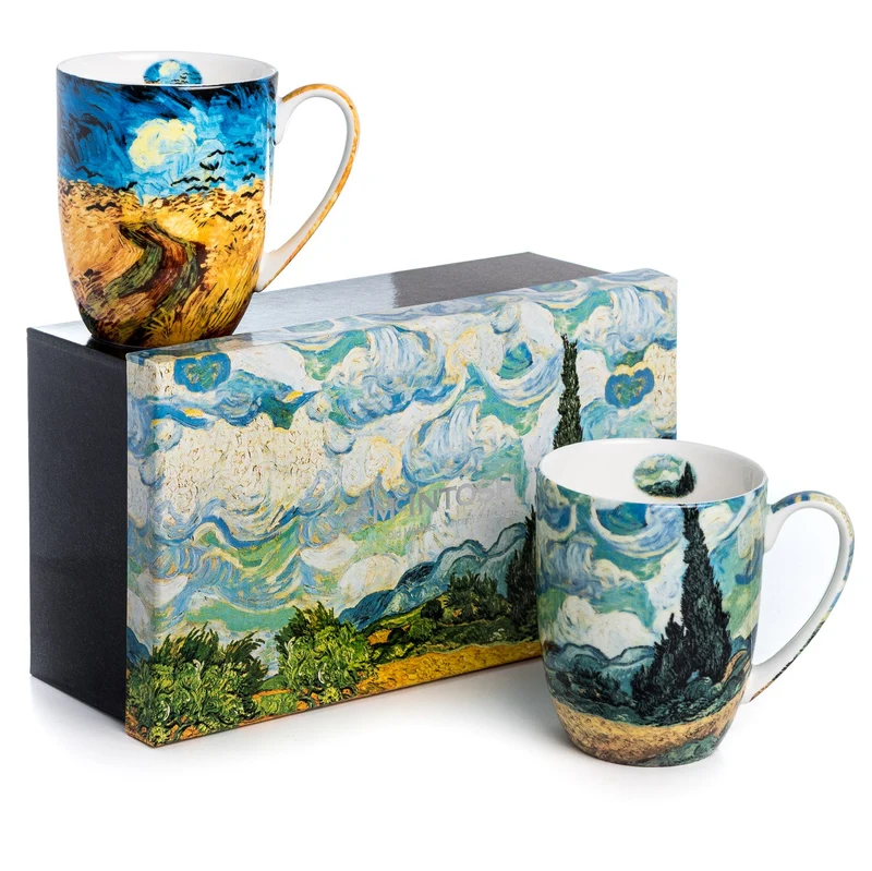 McIntosh 2 Mug Set - Van Gogh - Wheatfields
