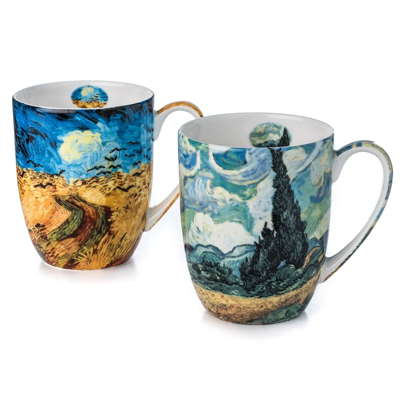 McIntosh 2 Mug Set - Van Gogh - Wheatfields