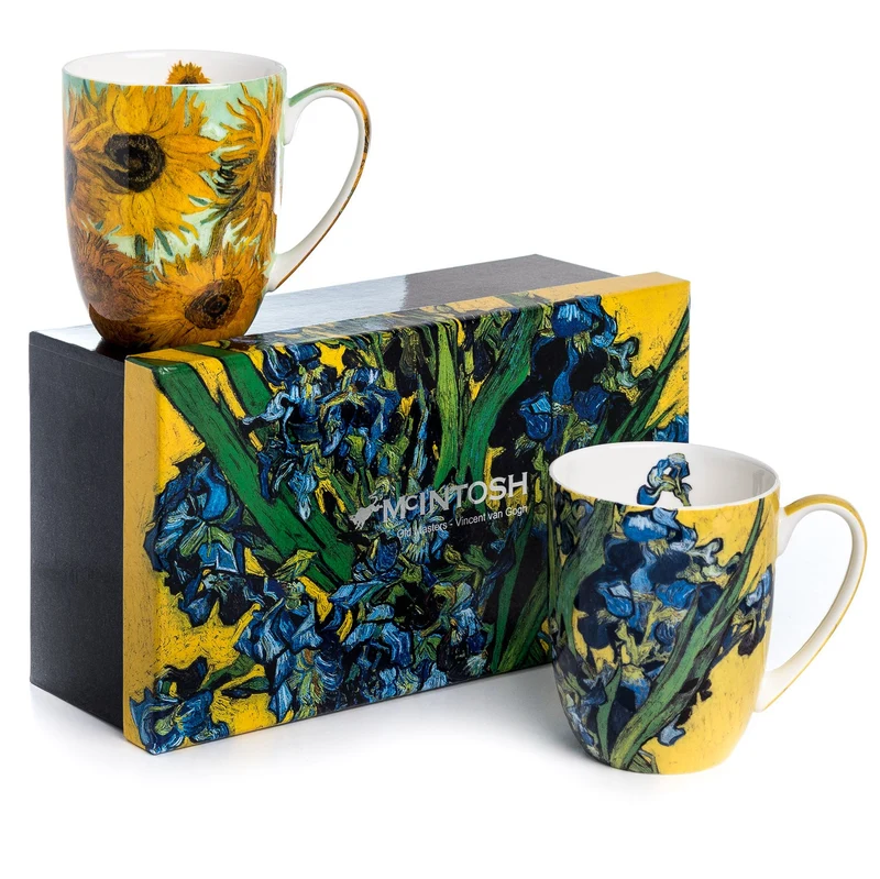 McIntosh 2 Mug Set - Van Gogh - Flowers