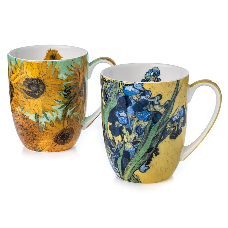 McIntosh 2 Mug Set - Van Gogh - Flowers