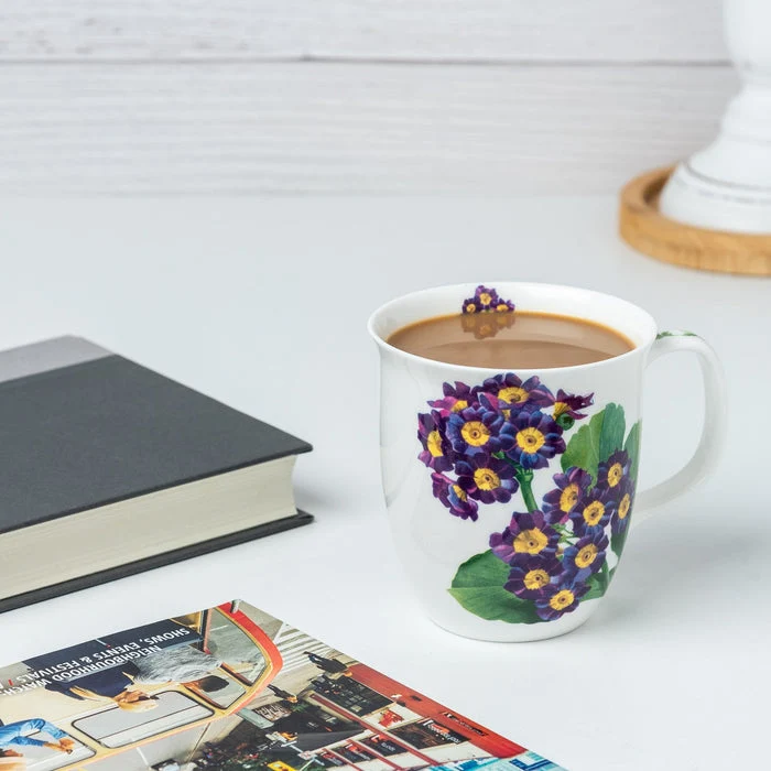McIntosh Java Mug - Botanical Flowers - Purple Primrose