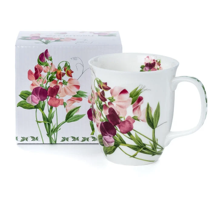 McIntosh Java Mug - Botanical Flowers - Pink Sweet Pea