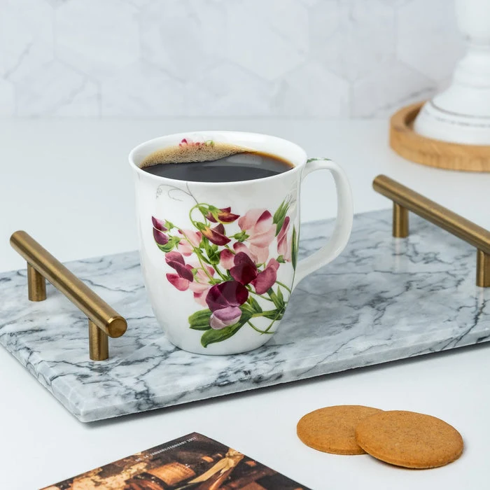 McIntosh Java Mug - Botanical Flowers - Pink Sweet Pea