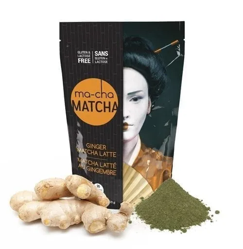Tea Squared Matcha Latte - Ginger Ma-Cha 225g