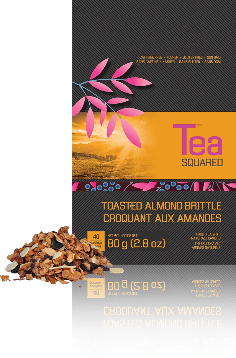 Tea Squared Loose Leaf Tea - Fruity - Toasted Almond Brittle 80g
