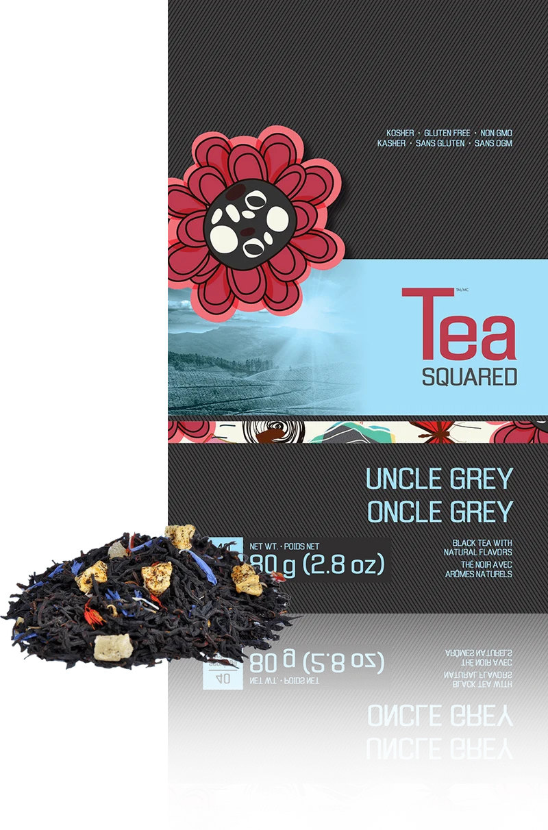 Tea Squared Loose Leaf Tea - Black - Uncle Grey 80g