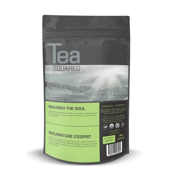 Tea Squared Loose Leaf Tea - Green - Nourish the Soul 80g (Organic)