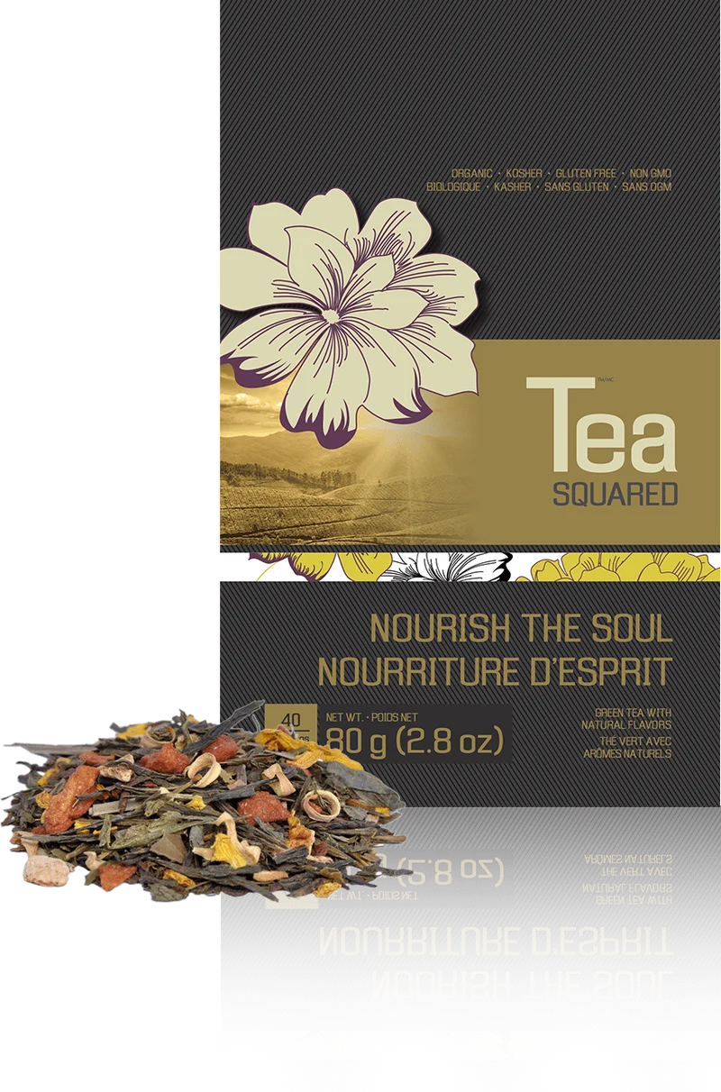 Tea Squared Loose Leaf Tea - Green - Nourish the Soul 80g (Organic)