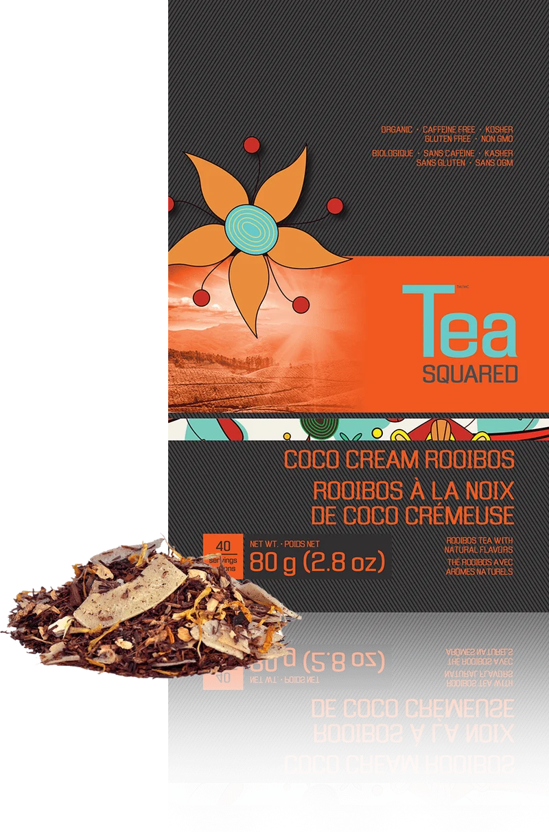 Tea Squared Loose Leaf Tea - Rooibos - Coco-Cream Organic 80g (Organic)