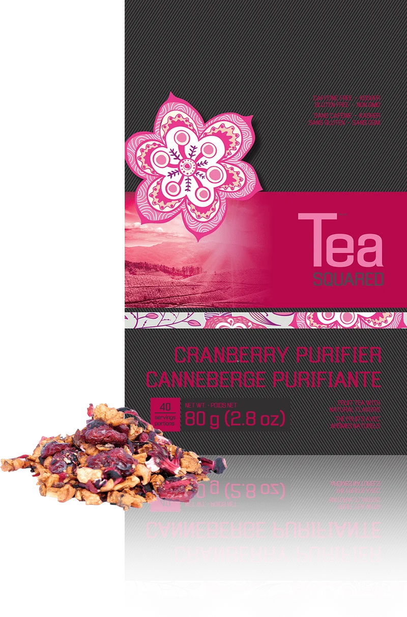 Tea Squared Loose Leaf Tea - Fruity - Cranberry Purifier 80g