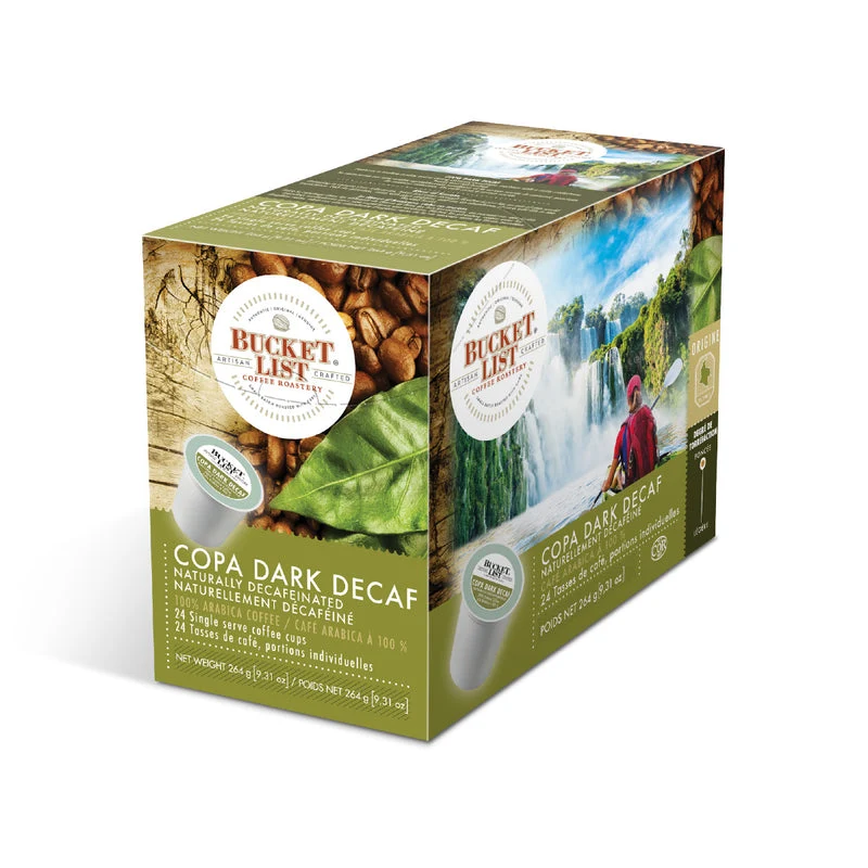Bucket List Copa Dark Decaf 24 CT