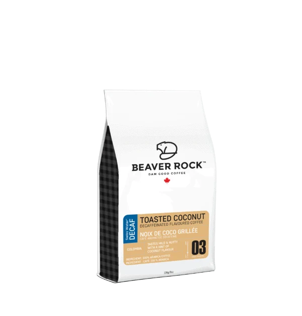 Beaver Rock WB Flavour Toasted Coconut Decaf 8oz (227g)