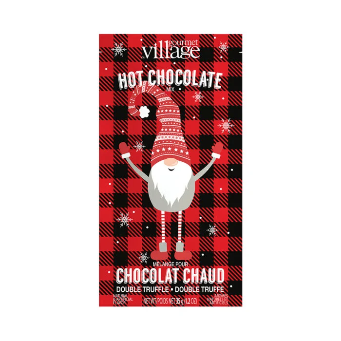 Gourmet Du Village - 2 Mug Set - Whimsical - Holiday (Santa & Gnome) - Kid Sized