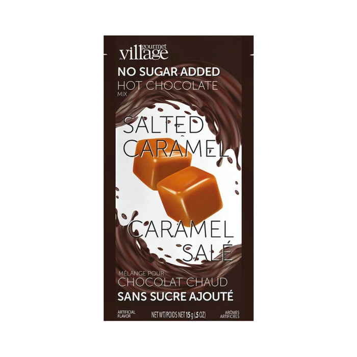 Gourmet Du Village Hot Chocolate - No Sugar Added - Salted Caramel