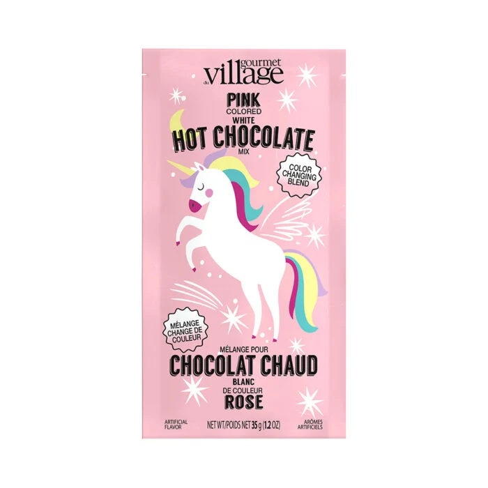 Gourmet Du Village Hot Chocolate - Whimsical - Unicorn (Pink)