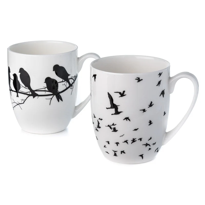 McIntosh 2 Mug Set - Bird Silhouette
