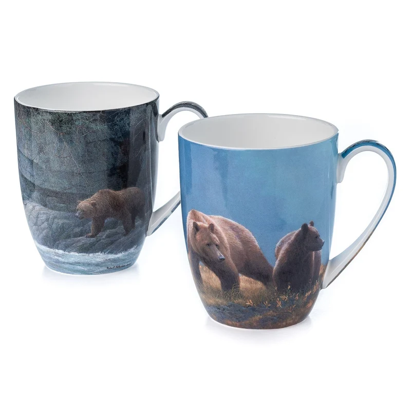 McIntosh 2 Mug Set - Robert Bateman - Grizzlies