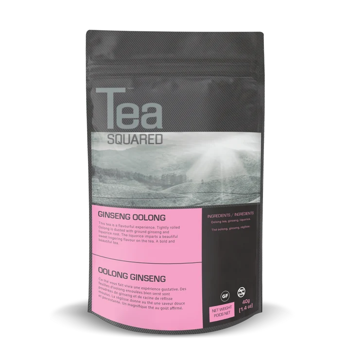 Tea Squared Loose Leaf Tea - Oolong - Ginseng 40g