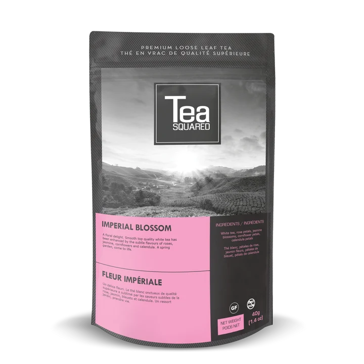 Tea Squared Loose Leaf Tea - White - Imperial Blossom 40g