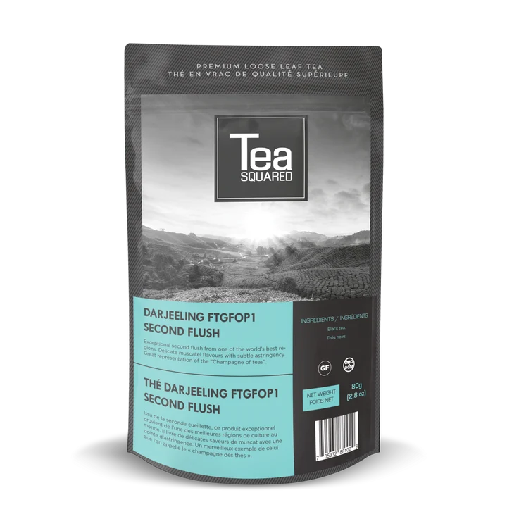 Tea Squared Loose Leaf Tea - Black - Darjeeling - Second Flush 80g