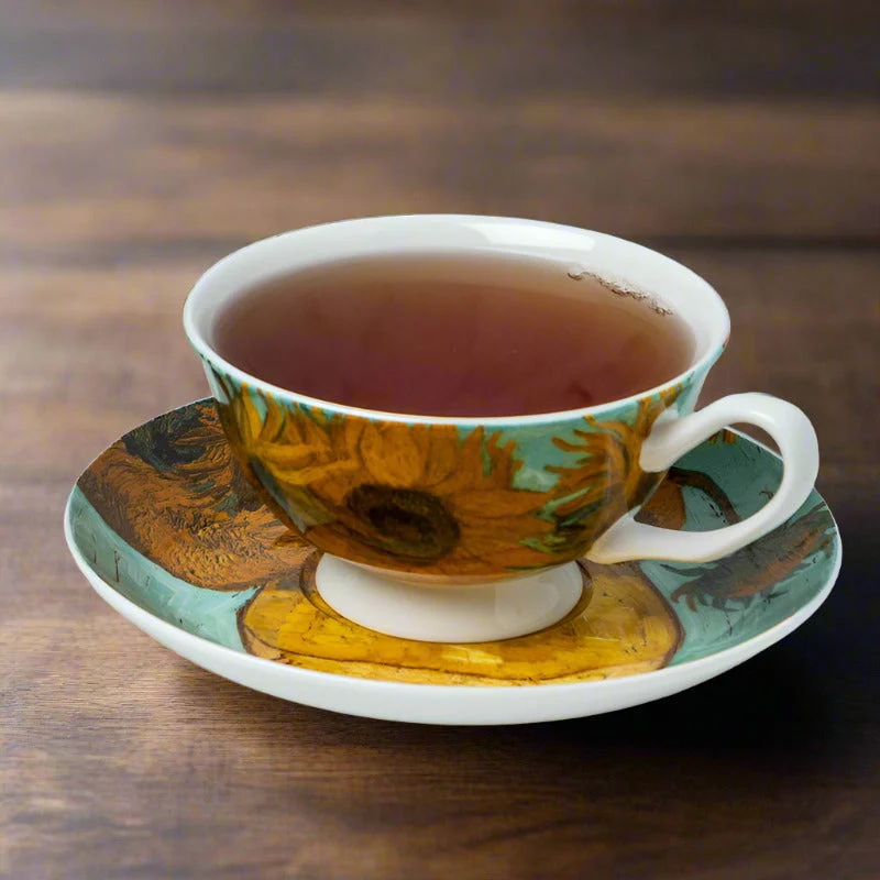 Mcintosh Teacup & Saucer - Van Gogh - Sunflowers