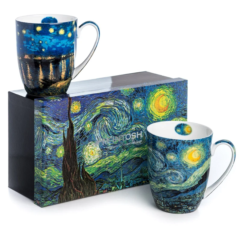 McIntosh 2 Mug Set - Van Gogh - Starry Nights