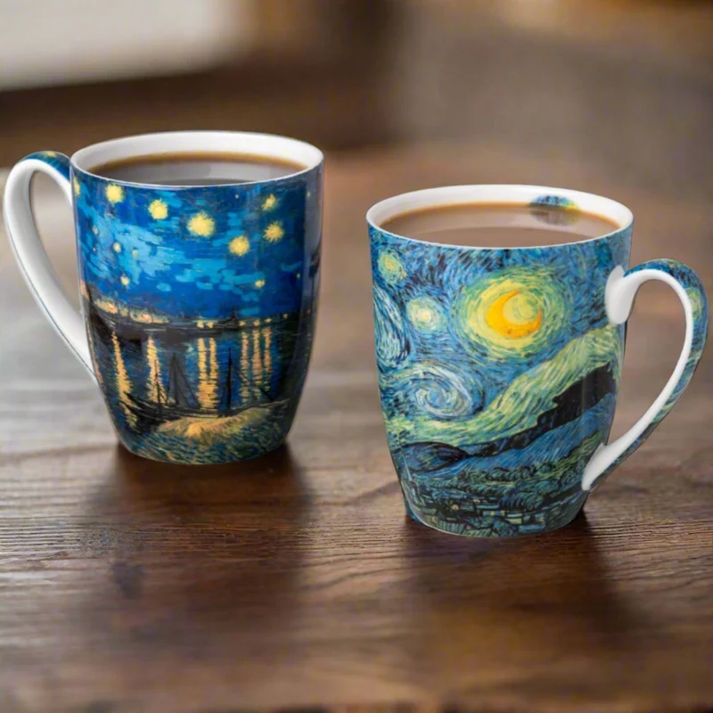 McIntosh 2 Mug Set - Van Gogh - Starry Nights