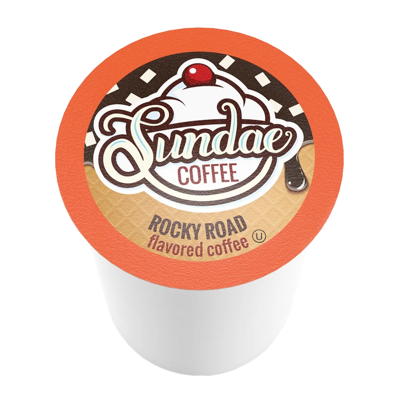 Sundae Coffee Ice Cream Flavoured Rocky Road 48 CT