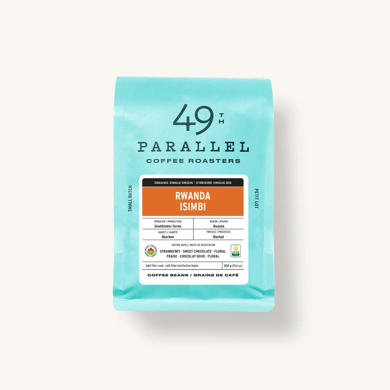 49th Parallel WB Single Origin Rwanda Isimbi Organic 10.6oz (300g)