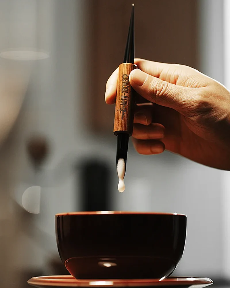 MHW-3BOMBER Coffee Art Needle 152mm (Black/Red Rosewood)
