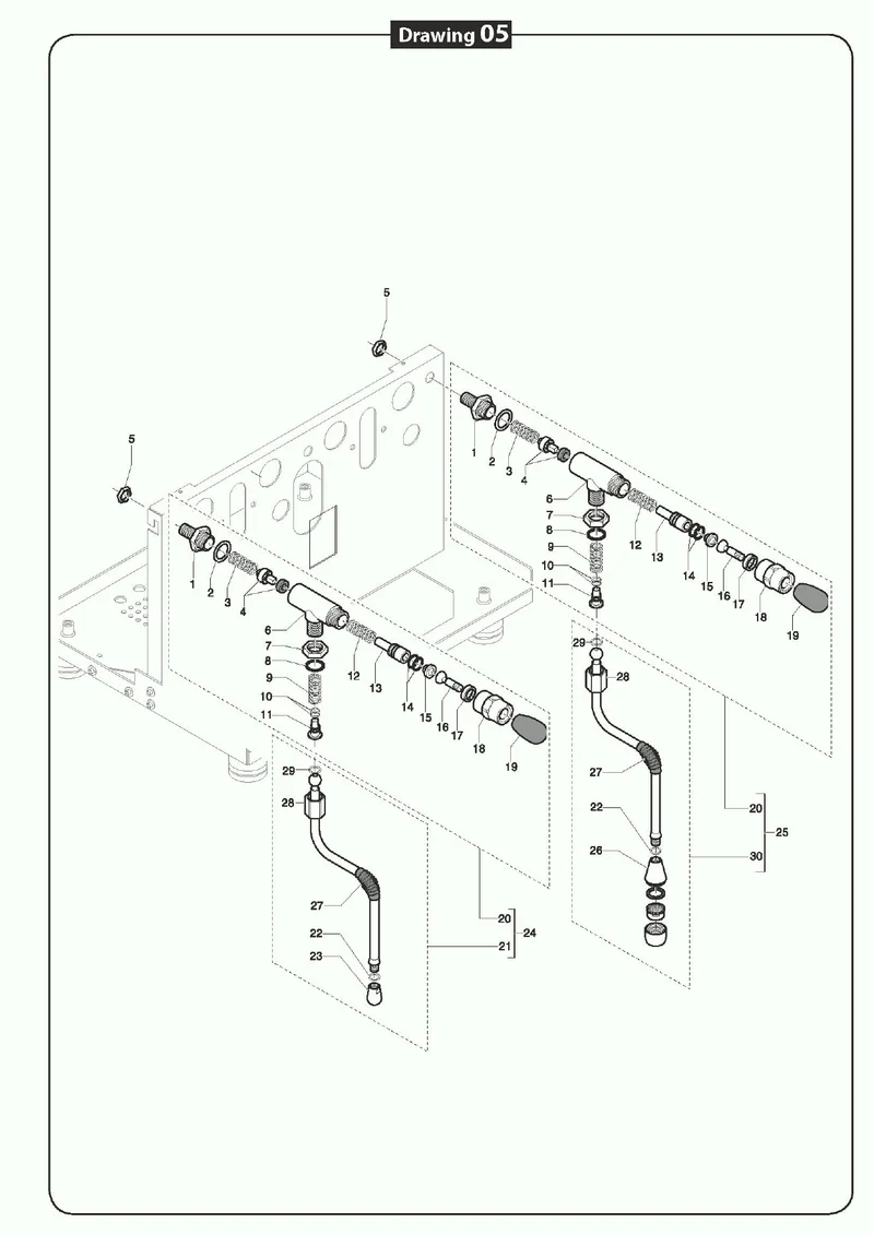 ECM knop til trykhylster til damp/varmt vand - Reservedele OEM-nummer: P6003.4