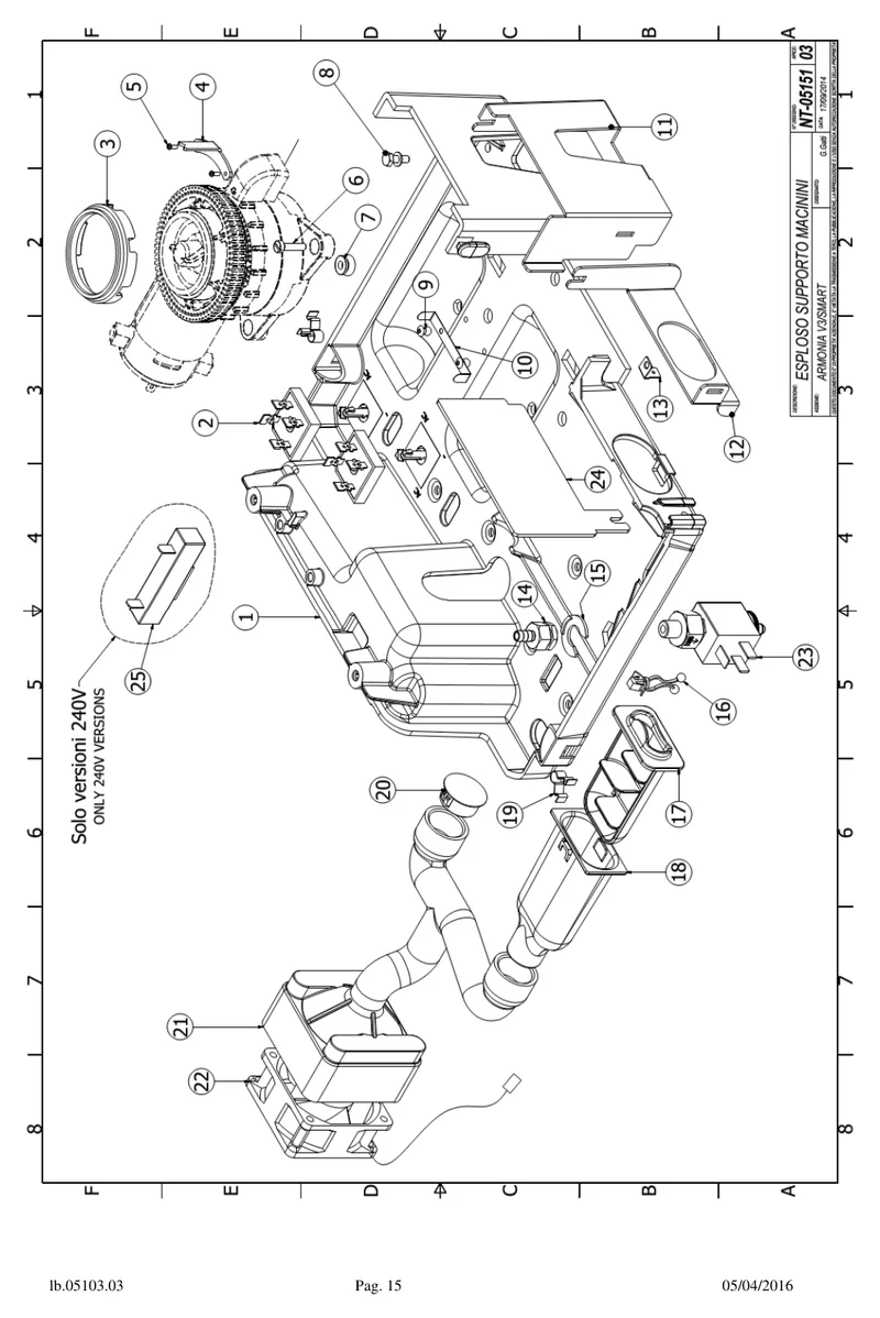 Carimali metalklemme - OEM-reservedelsnummer: 95.00970